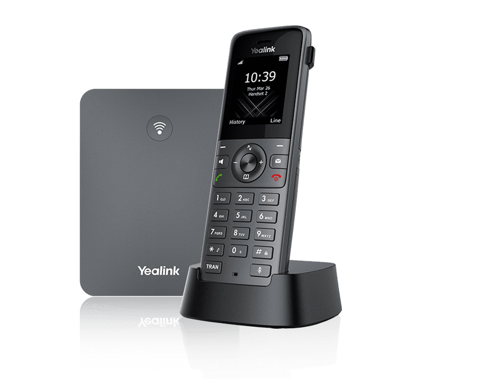 Yealink W73P cordless DECT phone with charging base