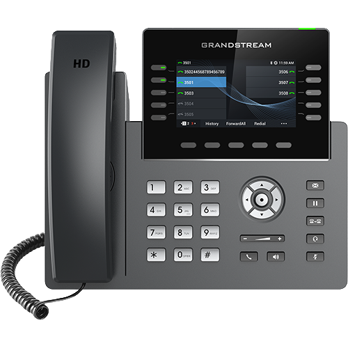 Grandstream GRP2615 business desk phone with colour display